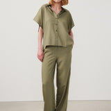 Okyrow Trousers - Olive Striped