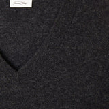 Raxow V-Neck Jumper - Charcoal