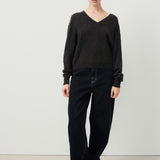 Raxow V-Neck Jumper - Charcoal