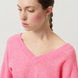 Raxow V-Neck Jumper - Princess Melange