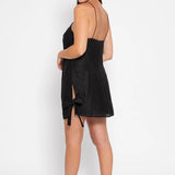 Maelys Short Dress - Black