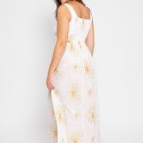 Amande Dress - White/Gold