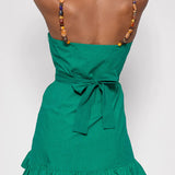 Francine Short Dress - Green