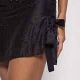 Maelys Short Dress - Black