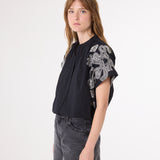 Maya Dune Blouse - Black