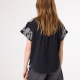 Maya Dune Blouse - Black