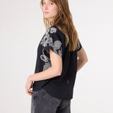 Maya Dune Blouse - Black