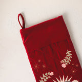 Sacred Hearts Christmas Stocking - Rouge