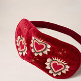 Sacred Hearts Eye Mask - Rouge