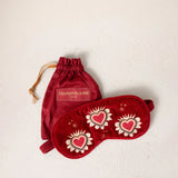 Sacred Hearts Eye Mask - Rouge