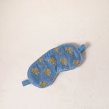 Sunset Palm Eye Mask - Dusky Blue