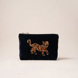 Wild Tiger Mini Pouch - Charcoal