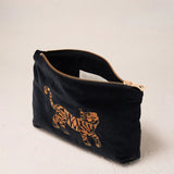 Wild Tiger Mini Pouch - Charcoal