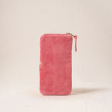 Wild Zebra Palm Glasses Case - Blush Pink