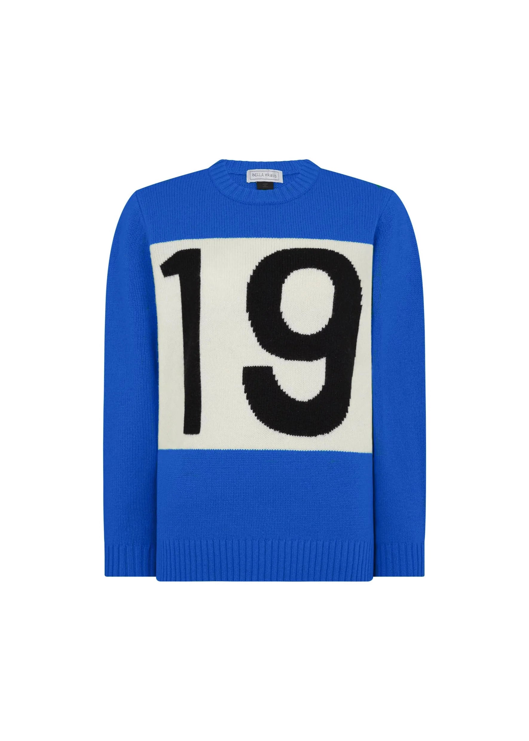 Bella Freud New Era 1970 Jumper Blue Ediit