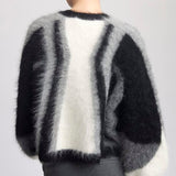 SafiGZ Cardigan - Black/Grey Multi