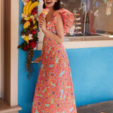 Aryel Long Dress - Merida Printemps