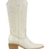 Colombia Leer Western Boots - Off White