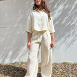 Tomo Trousers - Cream