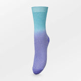 Gradiant Glitter Socks 2 Pack - Blue/Fuchsia