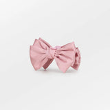 Minda Bow Hair Claw - Cameo Rose