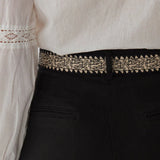 Labyrint Belt - Black/White