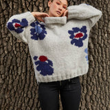 Mystique Flower Jumper - Silver