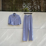 Tomo Trousers - Light Blue