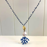 Oceania Long Necklace - Blue