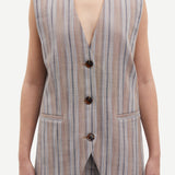 Saleni Waistcoat - Lead Gray St