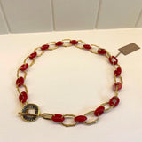 Muses Necklace - Red