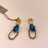 Muses Small Earrings - Blue