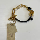 Alkyoni Bracelet - Gold/Black