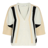 GZalpha Cardigan - Ivory/Butter Yellow