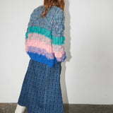 Arena Rainbow Cardigan - Blue Multi