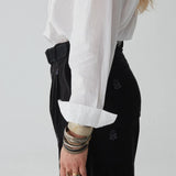 Yves Blouse - Tuxedo Off White