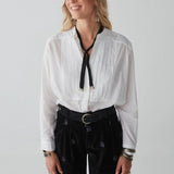 Yves Blouse - Tuxedo Off White