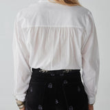 Yves Blouse - Tuxedo Off White