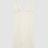 Sheath Dress - Linen White