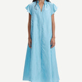 Karookh Long Dress - Blue Topaz